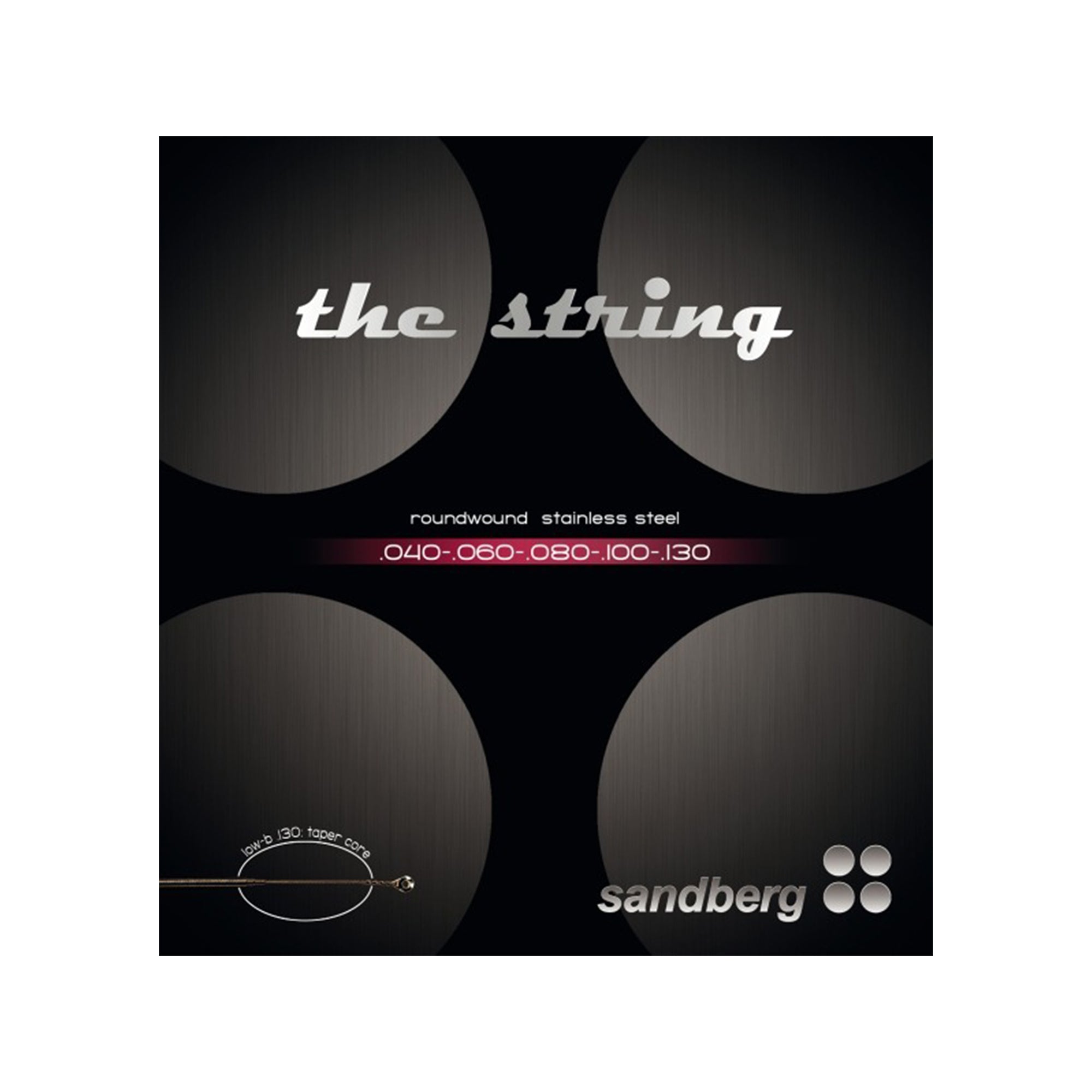 Sandberg Bass Strings 5-String Roundwound Stainless Steel 40-130 ...