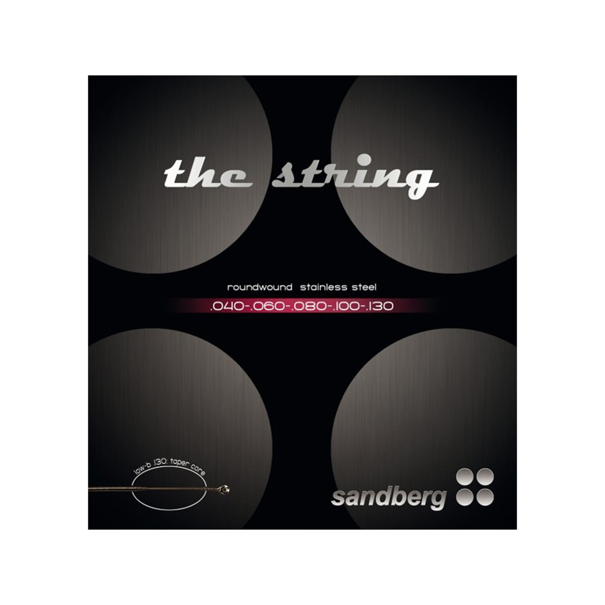 Sandberg Bass Strings 5-String Roundwound Stainless Steel 40-130 ...