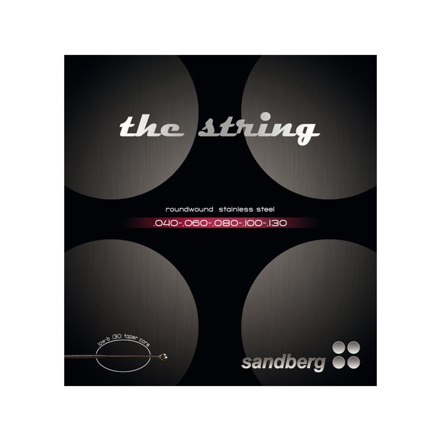 Sandberg Bass Strings 5-String Roundwound Stainless Steel 40-130 Accessories / Strings / Bass Strings