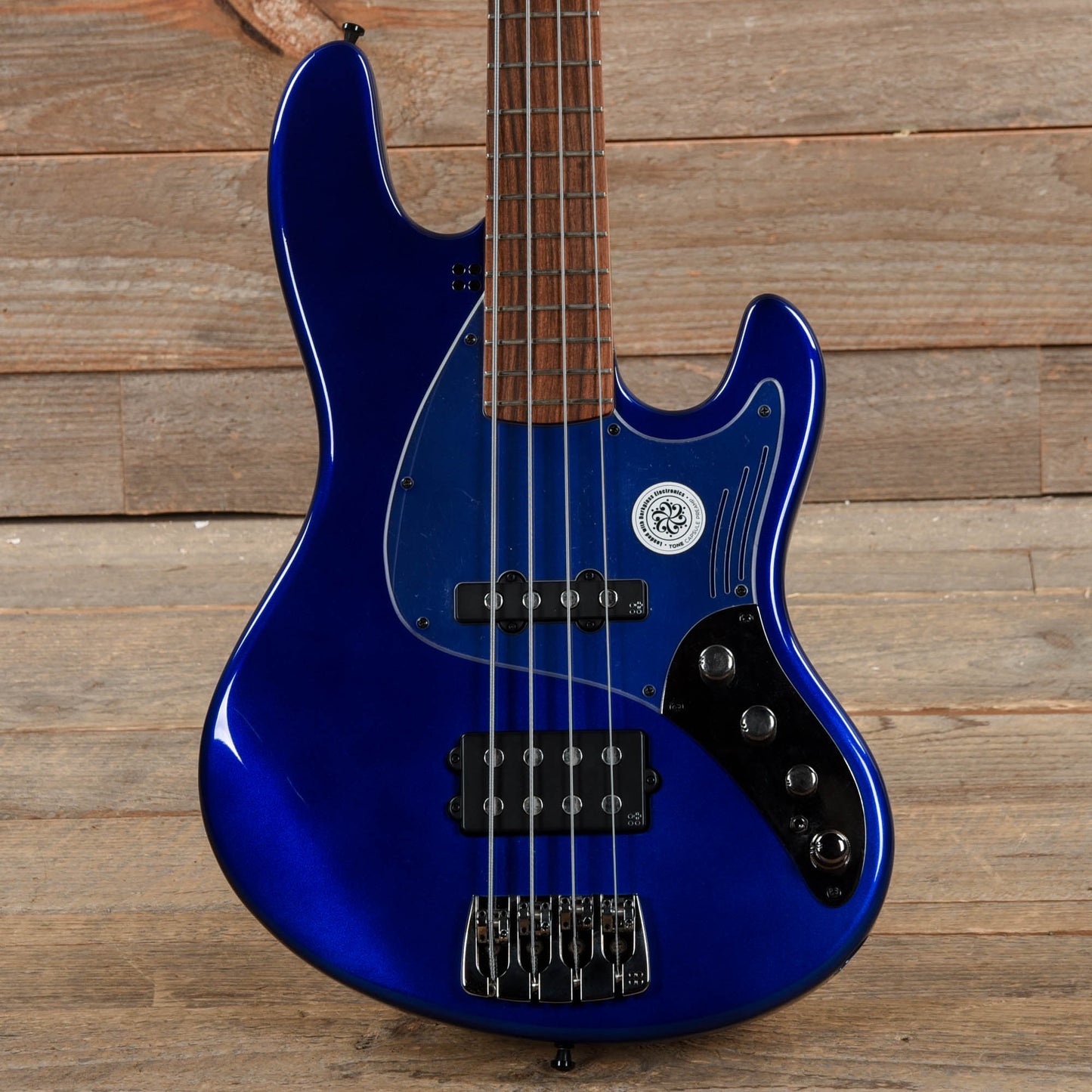 Sandberg California Grand Dark 4-String San Remo Blue w/Darkglass 3-Band EQ Bass Guitars / 4-String