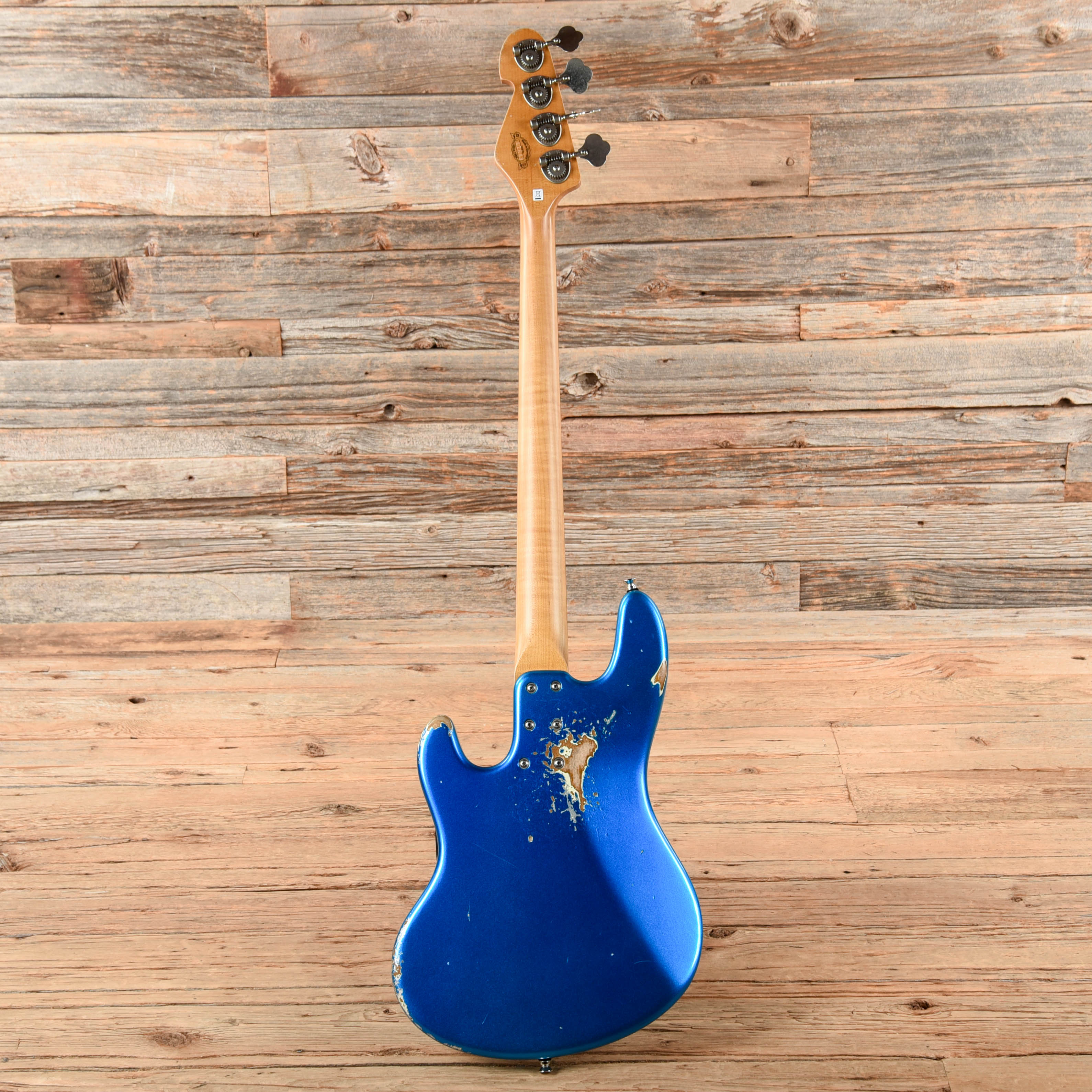 Sandberg California II TT4 Passive Hardcore Aged Metallic Blue 2023 Bass Guitars / 4-String