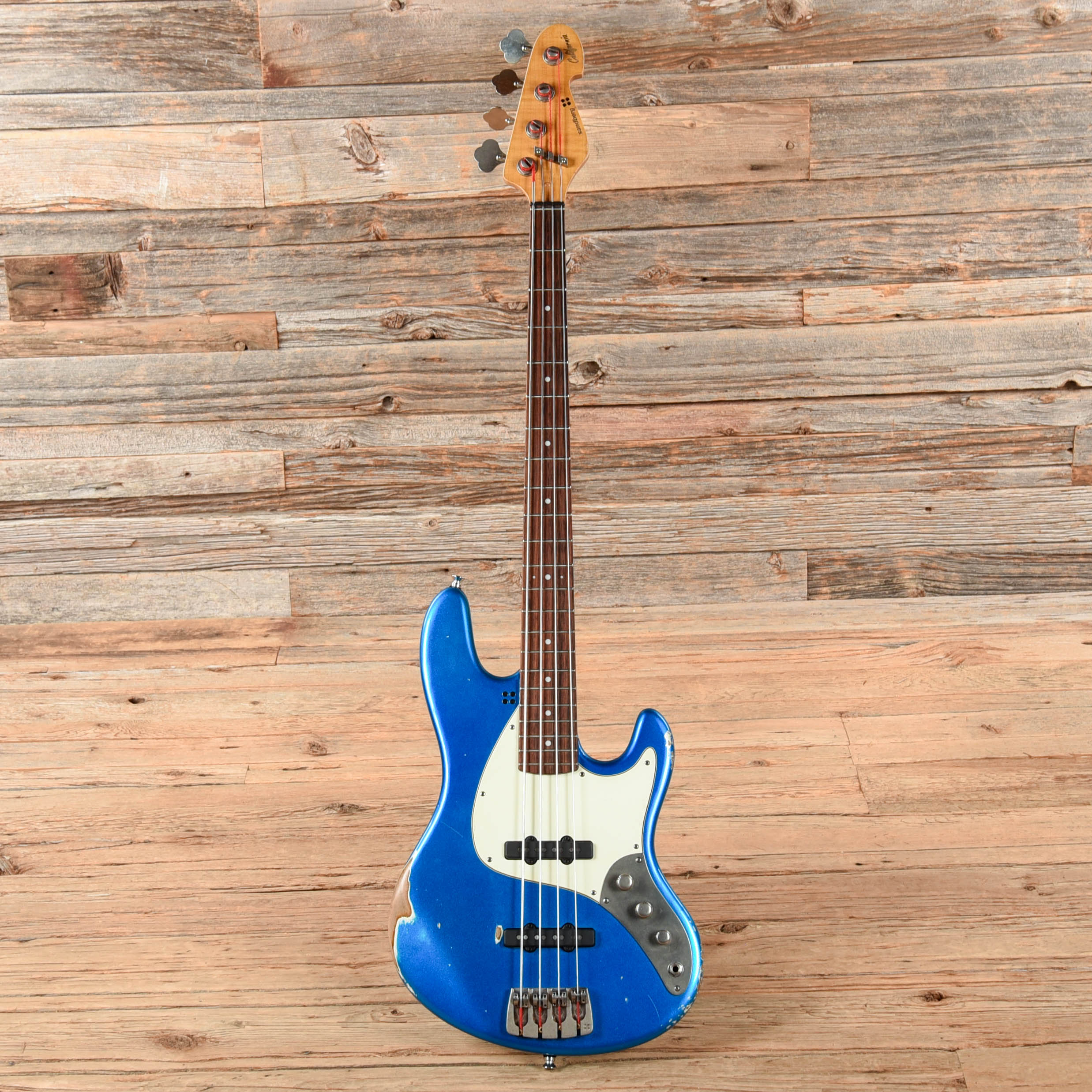 Sandberg California II TT4 Passive Hardcore Aged Metallic Blue 2023 Bass Guitars / 4-String