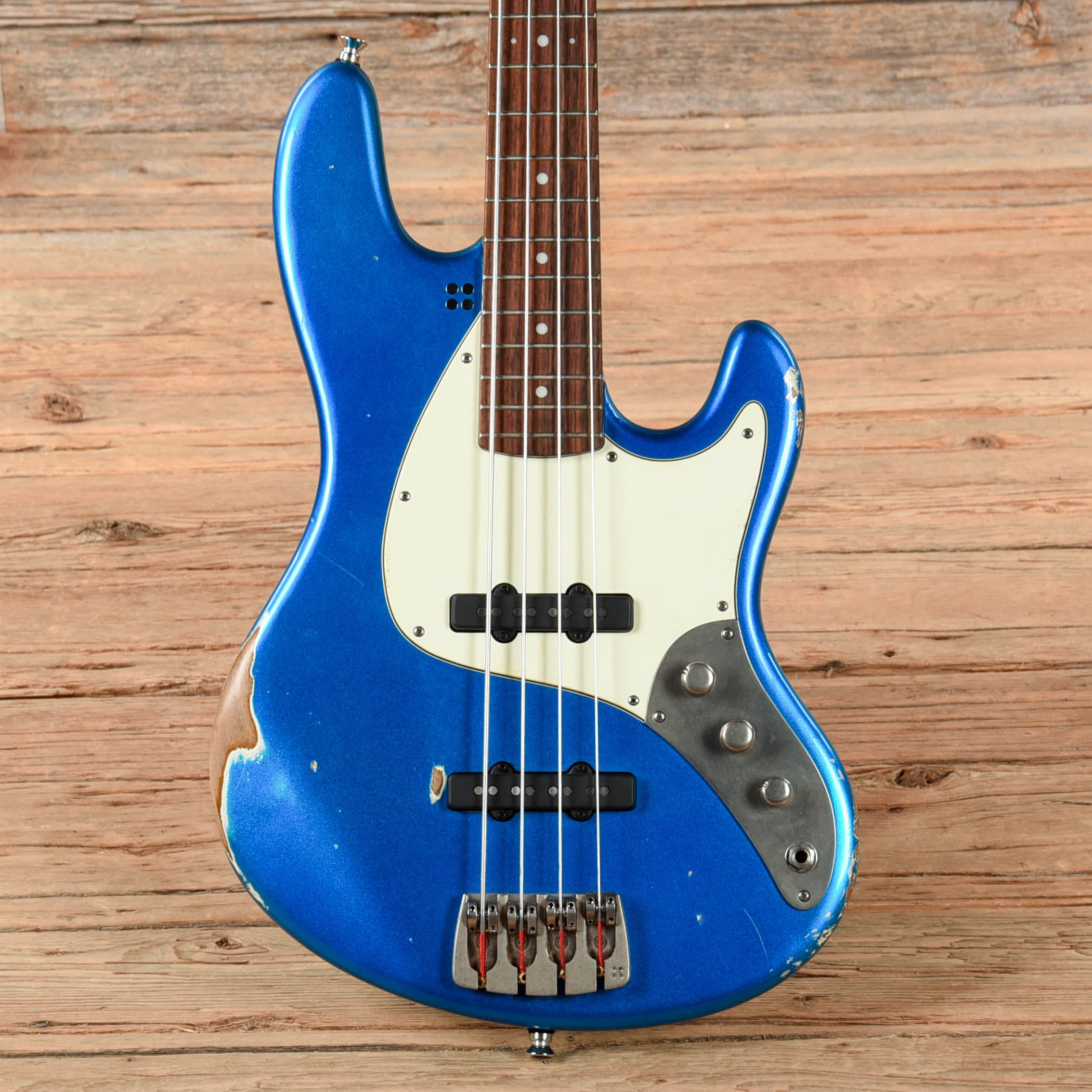 Sandberg California II TT4 Passive Hardcore Aged Metallic Blue 2023 Bass Guitars / 4-String