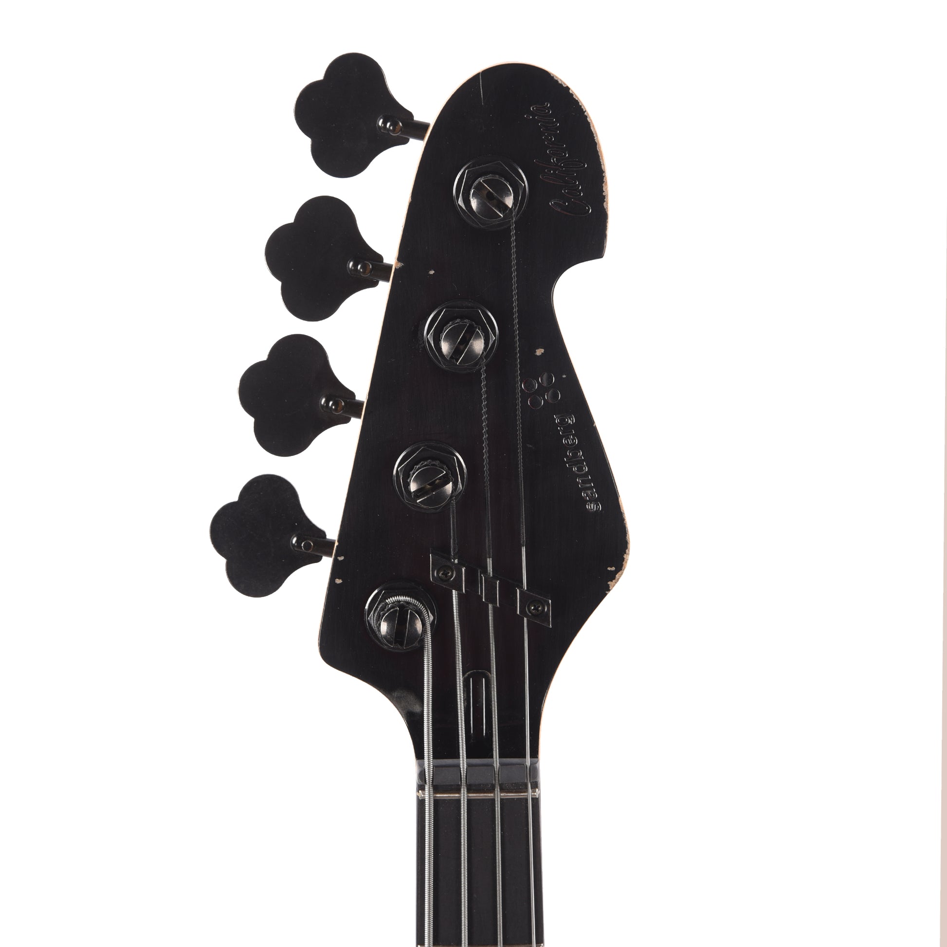 Sandberg California Oliver Riedel Signature 4-String Hardcore Aged Black Bass Guitars / 4-String