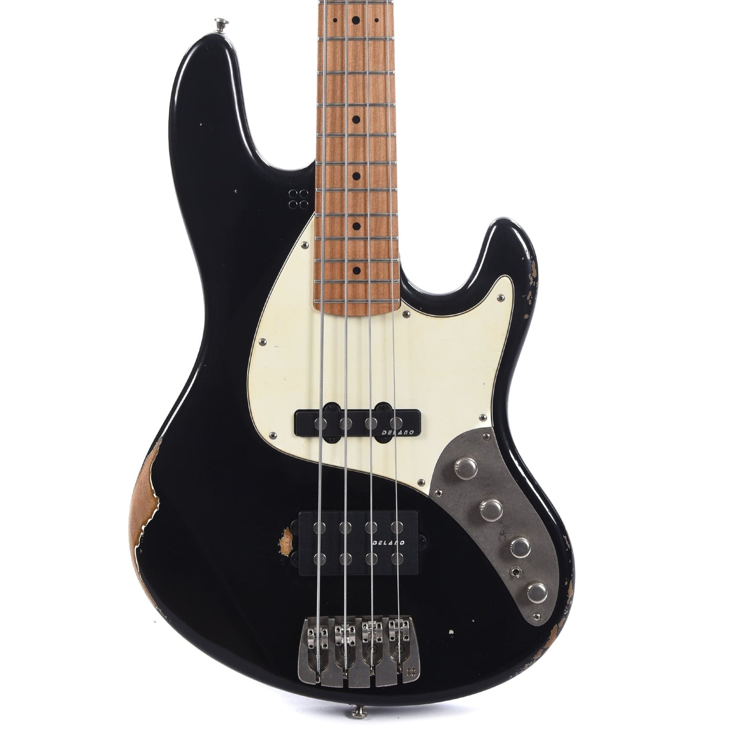 Sandberg California TM Hardcore Aged Black w/Roasted Neck & Matching Headstock Bass Guitars / 4-String