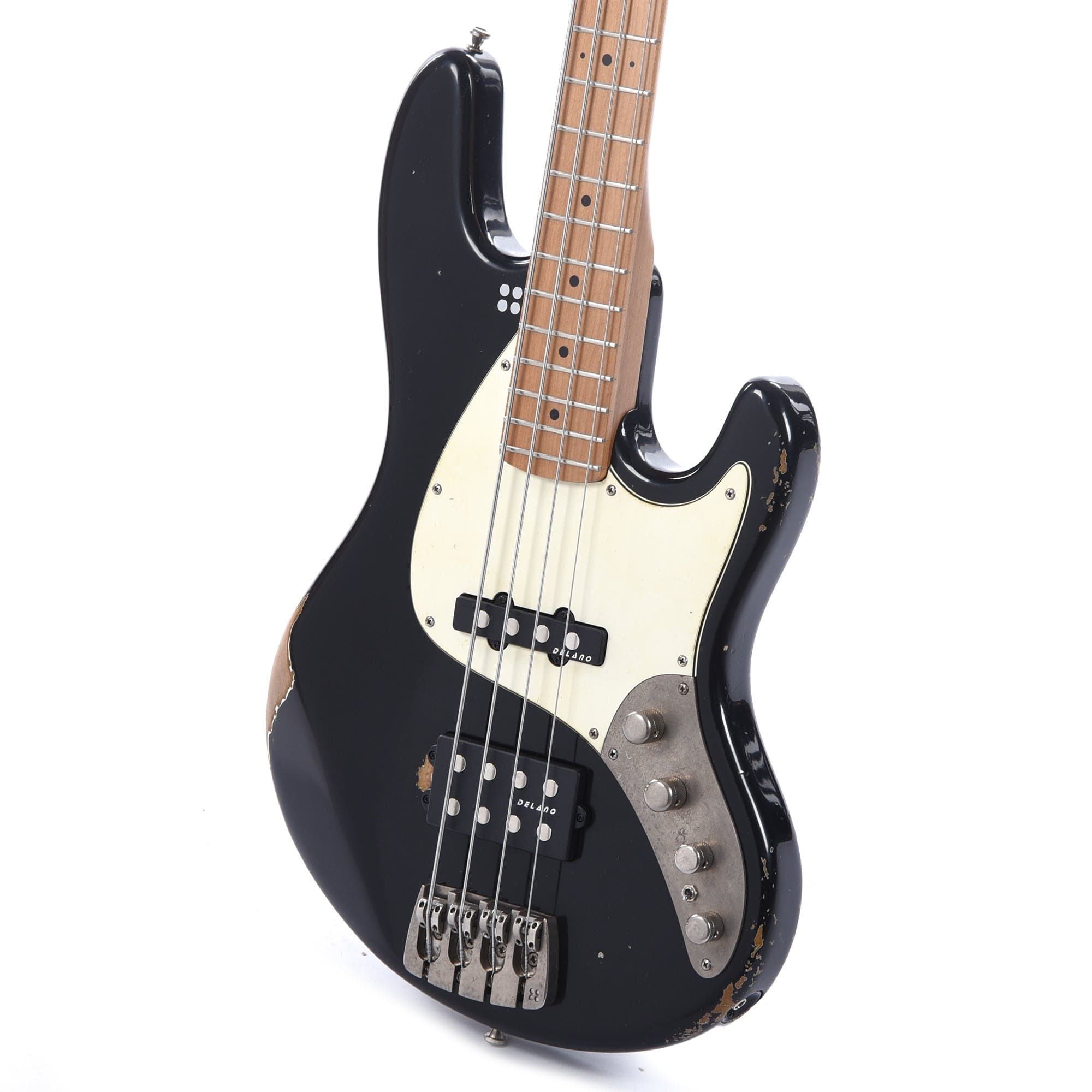 Sandberg California TM Hardcore Aged Black w/Roasted Neck & Matching Headstock Bass Guitars / 4-String