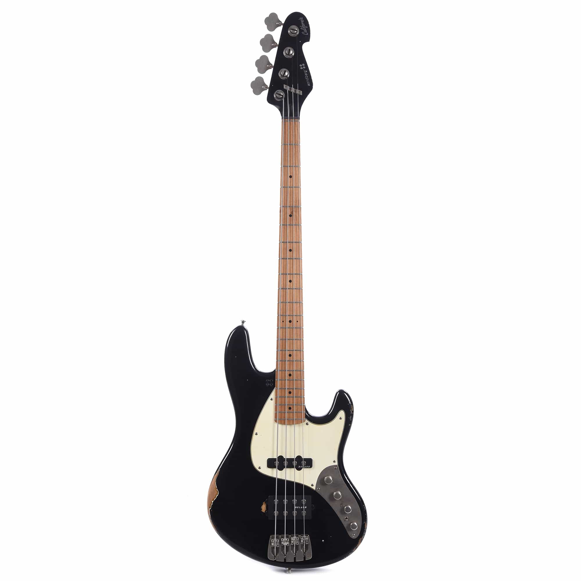 Sandberg California TM Hardcore Aged Black w/Roasted Neck & Matching Headstock Bass Guitars / 4-String