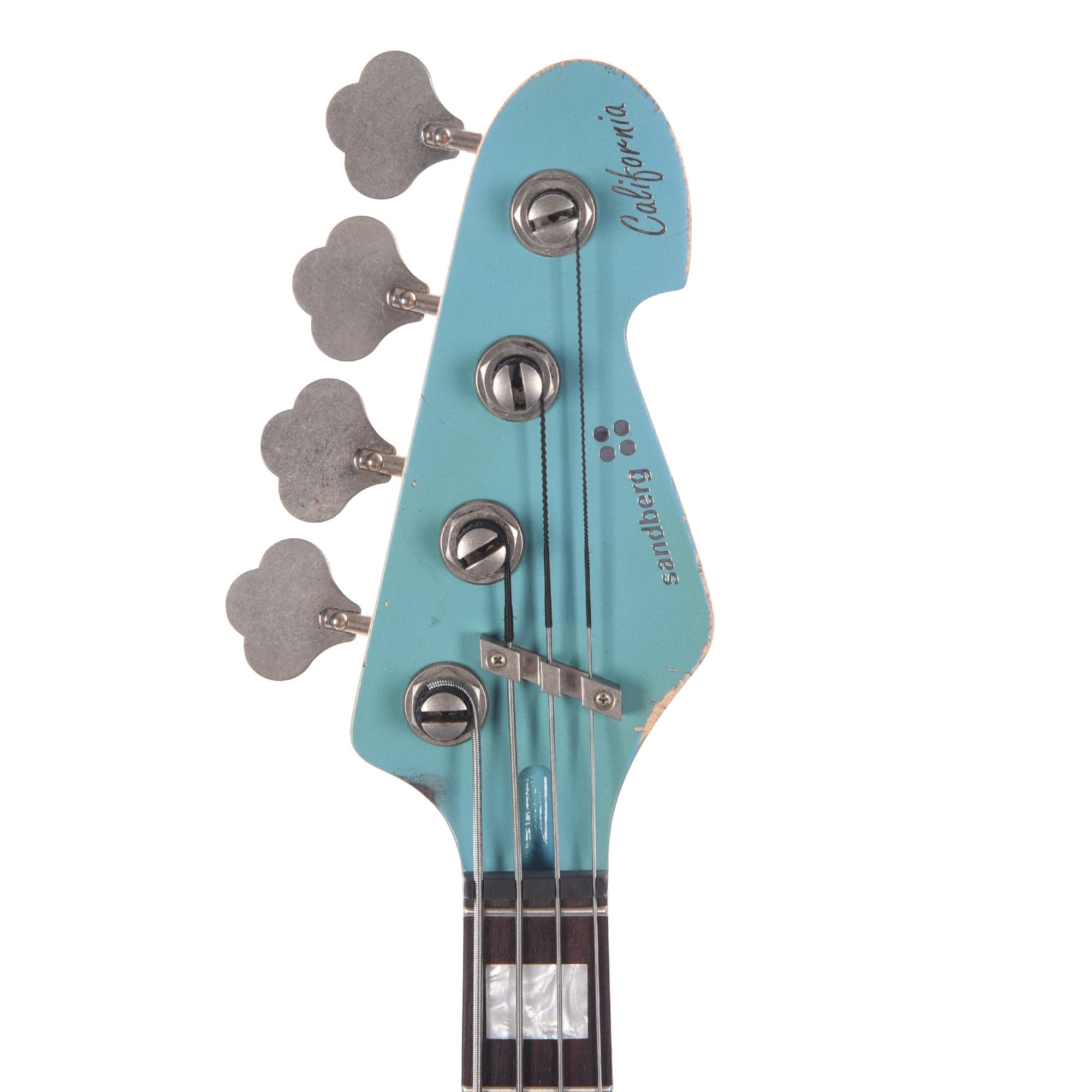 Sandberg California TM Hardcore Aged Roquefort Blue w/Matching Headstock Bass Guitars / 4-String