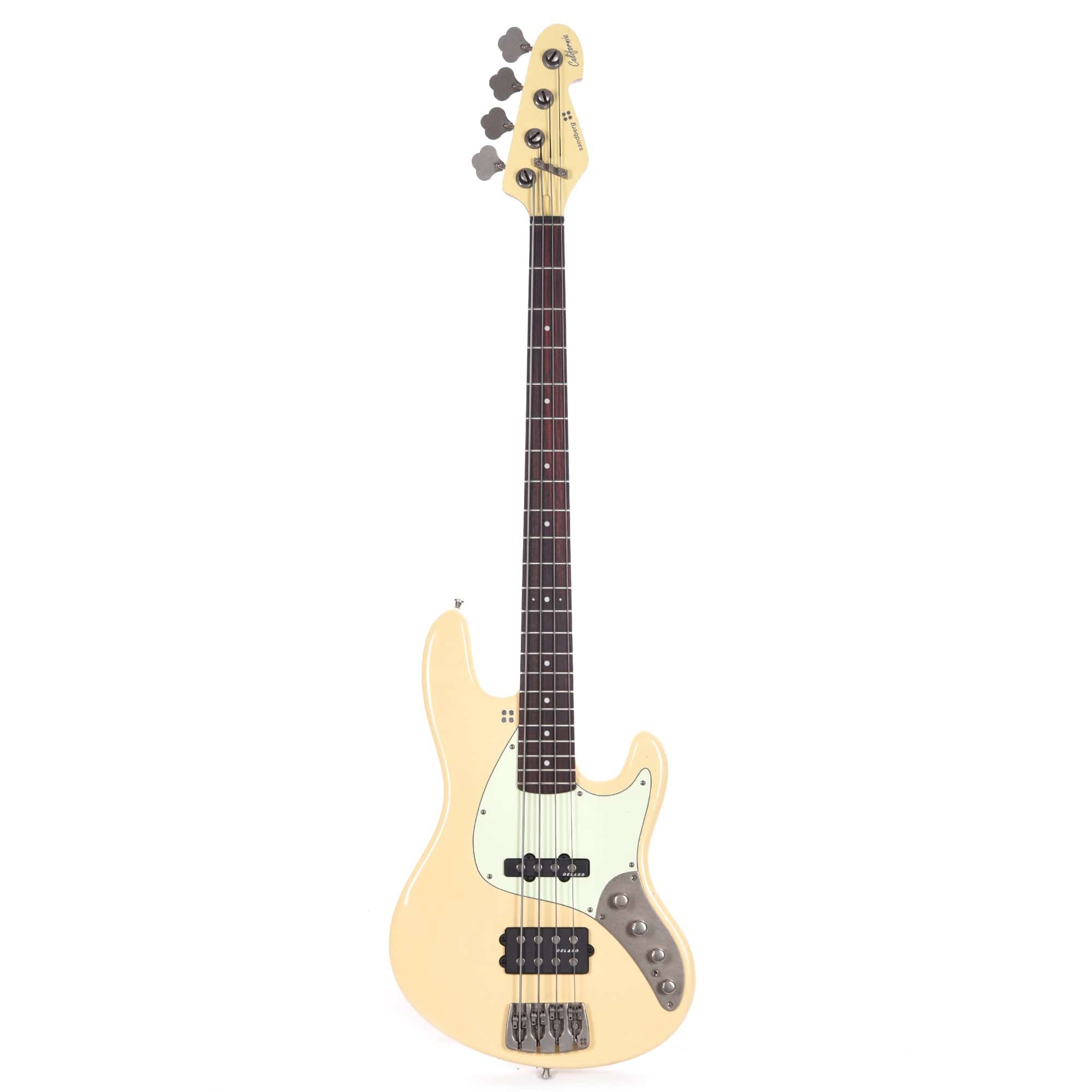 Sandberg California TM Soft Aged Creme w/Roasted Neck & Matching Headstock Bass Guitars / 4-String