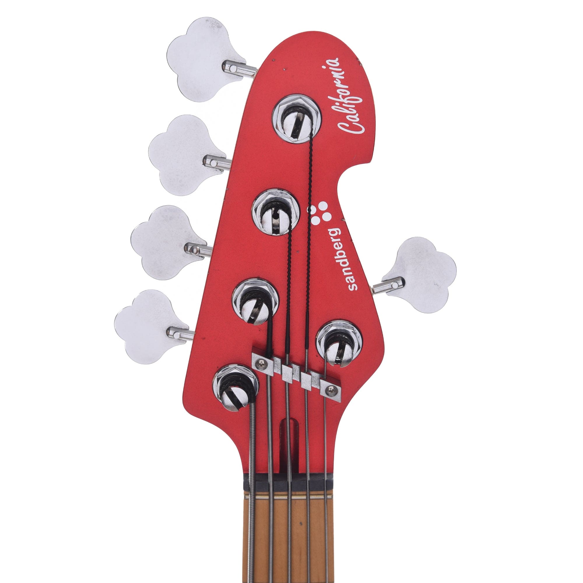 Sandberg California TM Soft Aged Metallic Red w/Matching Headstock Bass Guitars / 4-String