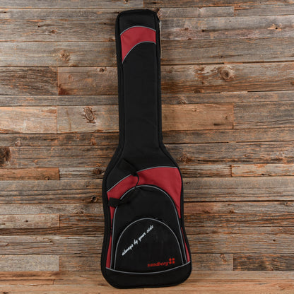Sandberg California TM4 Hardcore Aged Candy Apple Red Bass Guitars / 4-String