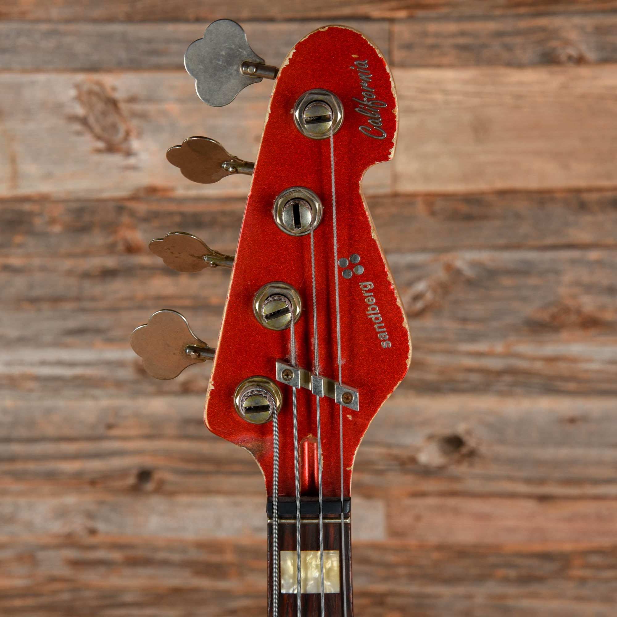 Sandberg California TM4 Hardcore Aged Candy Apple Red Bass Guitars / 4-String