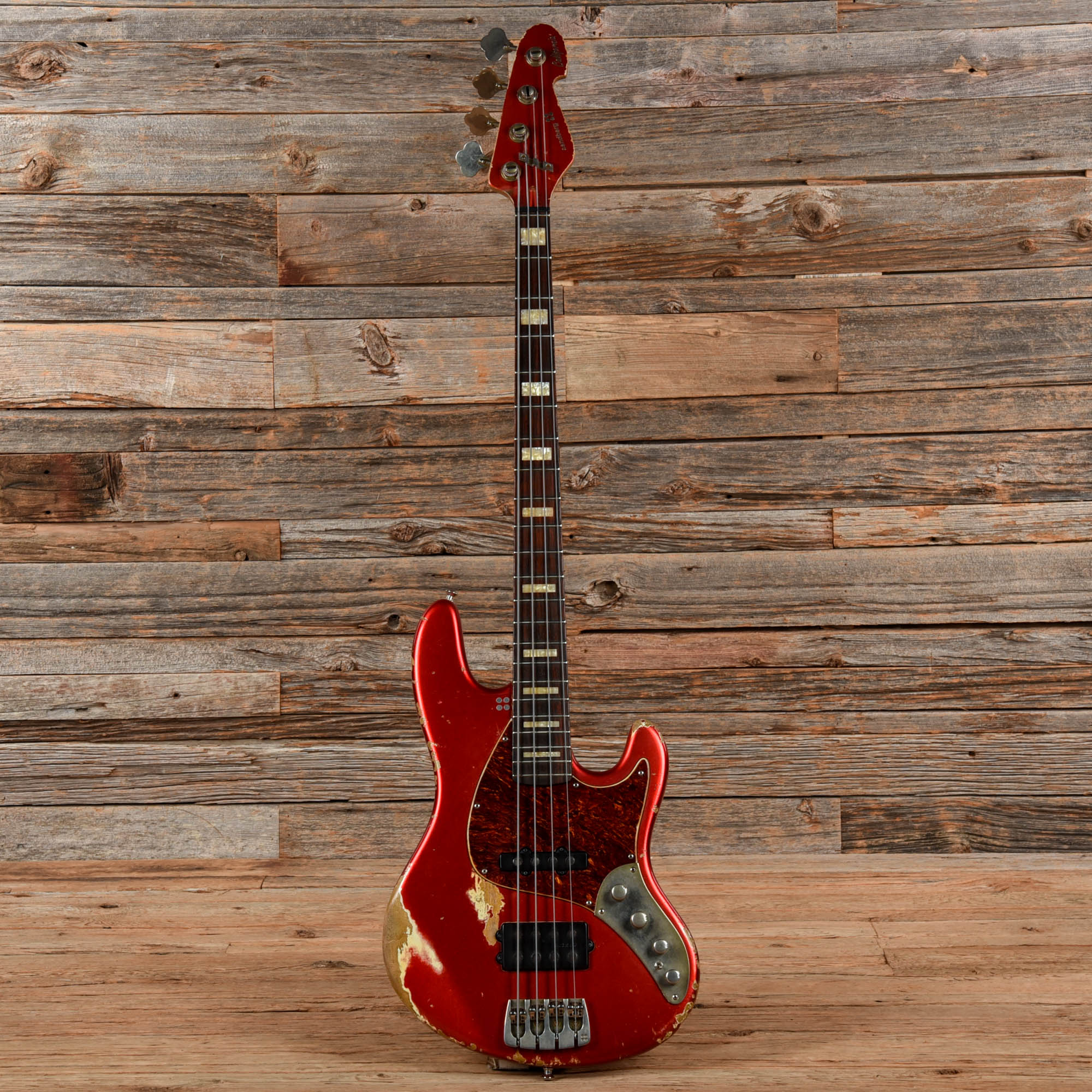 Sandberg California TM4 Hardcore Aged Candy Apple Red Bass Guitars / 4-String