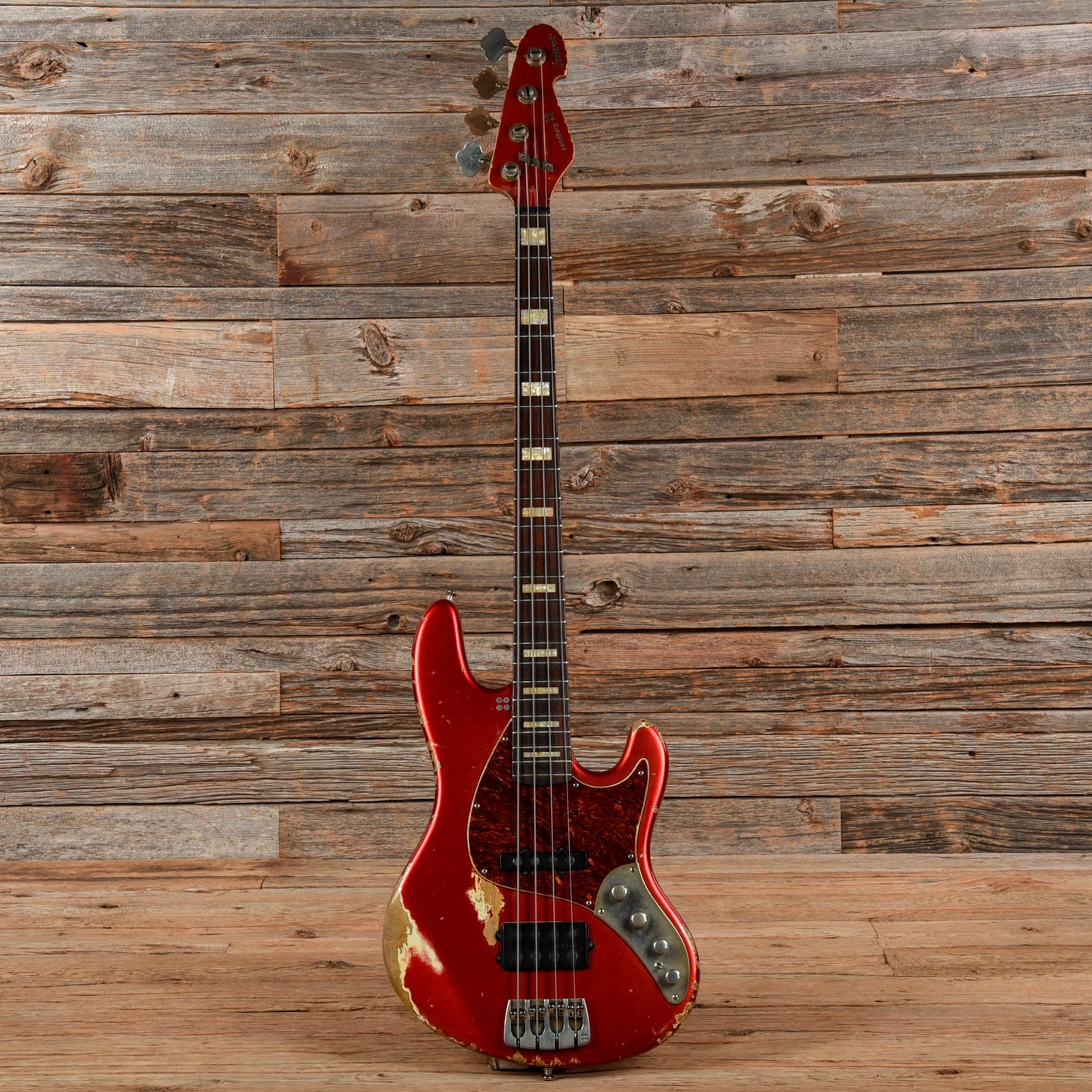 Sandberg California TM4 Hardcore Aged Candy Apple Red Bass Guitars / 4-String