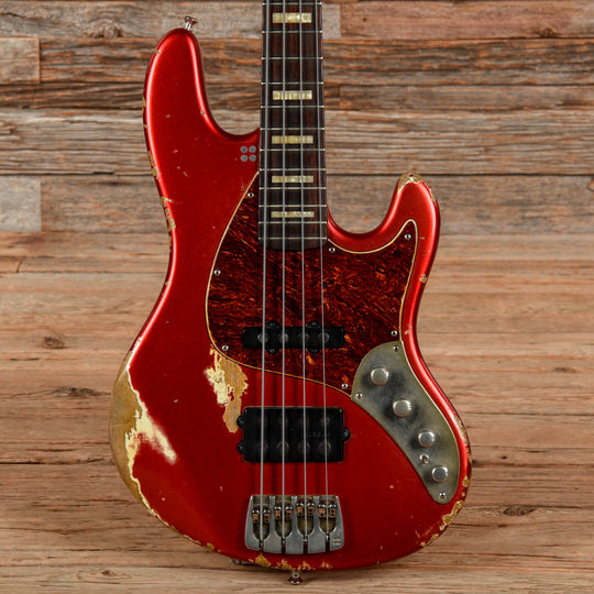 Sandberg California TM4 Hardcore Aged Candy Apple Red Bass Guitars / 4-String