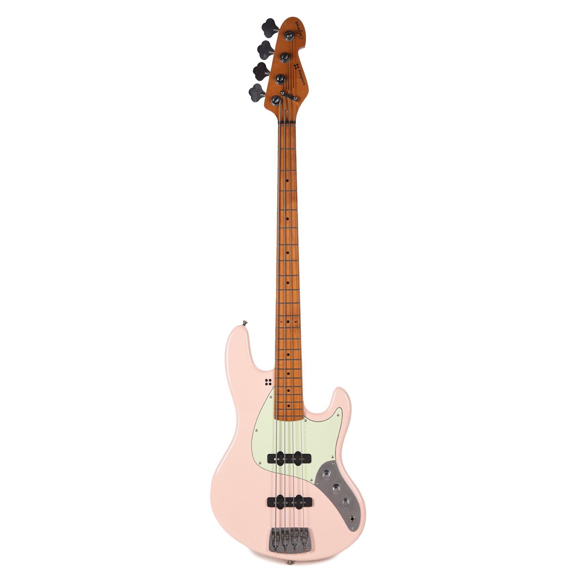 Sandberg California TT 4-String Passive Soft Aged Shell Pink w/Roasted Maple Neck Bass Guitars / 4-String