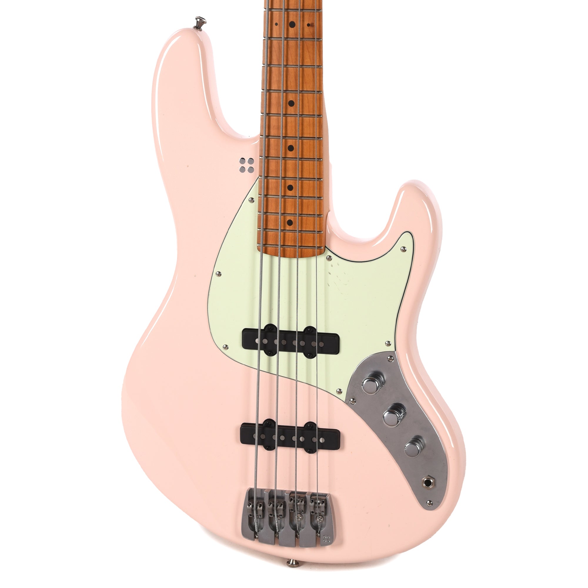 Sandberg California TT 4-String Passive Soft Aged Shell Pink w/Roasted Maple Neck Bass Guitars / 4-String