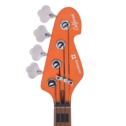 Sandberg California TT Soft Aged Orange Metallic w/Roasted Neck & Matching Headstock Bass Guitars / 4-String