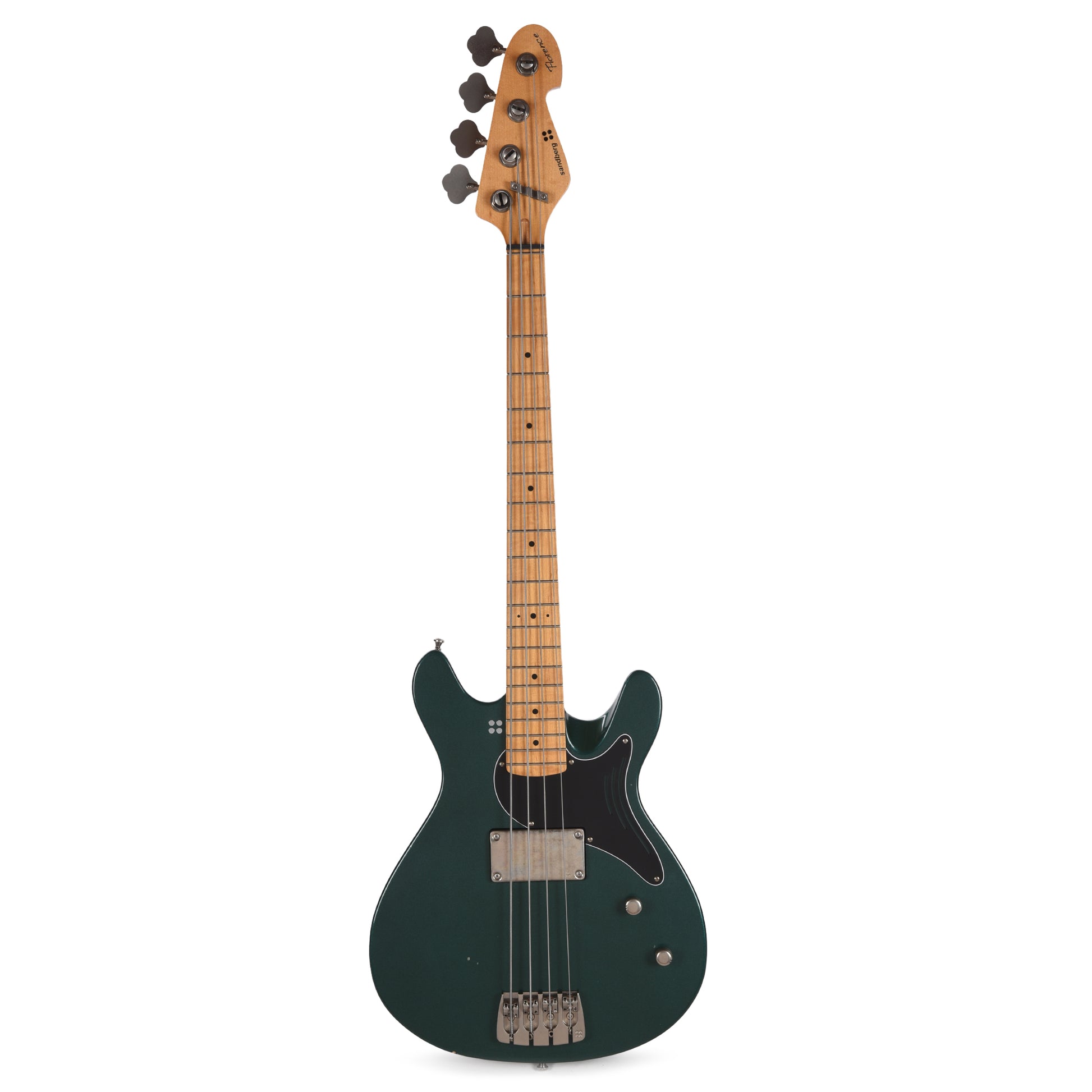 Sandberg Florence 4-String Short-Scale Bass Soft-Aged Bristish Racing Green Bass Guitars / 4-String