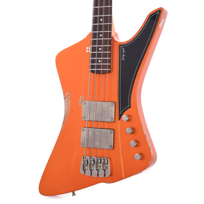 Sandberg Forty Eight Hardcore Aged Orange Metallic w/Matching Headstock Bass Guitars / 4-String