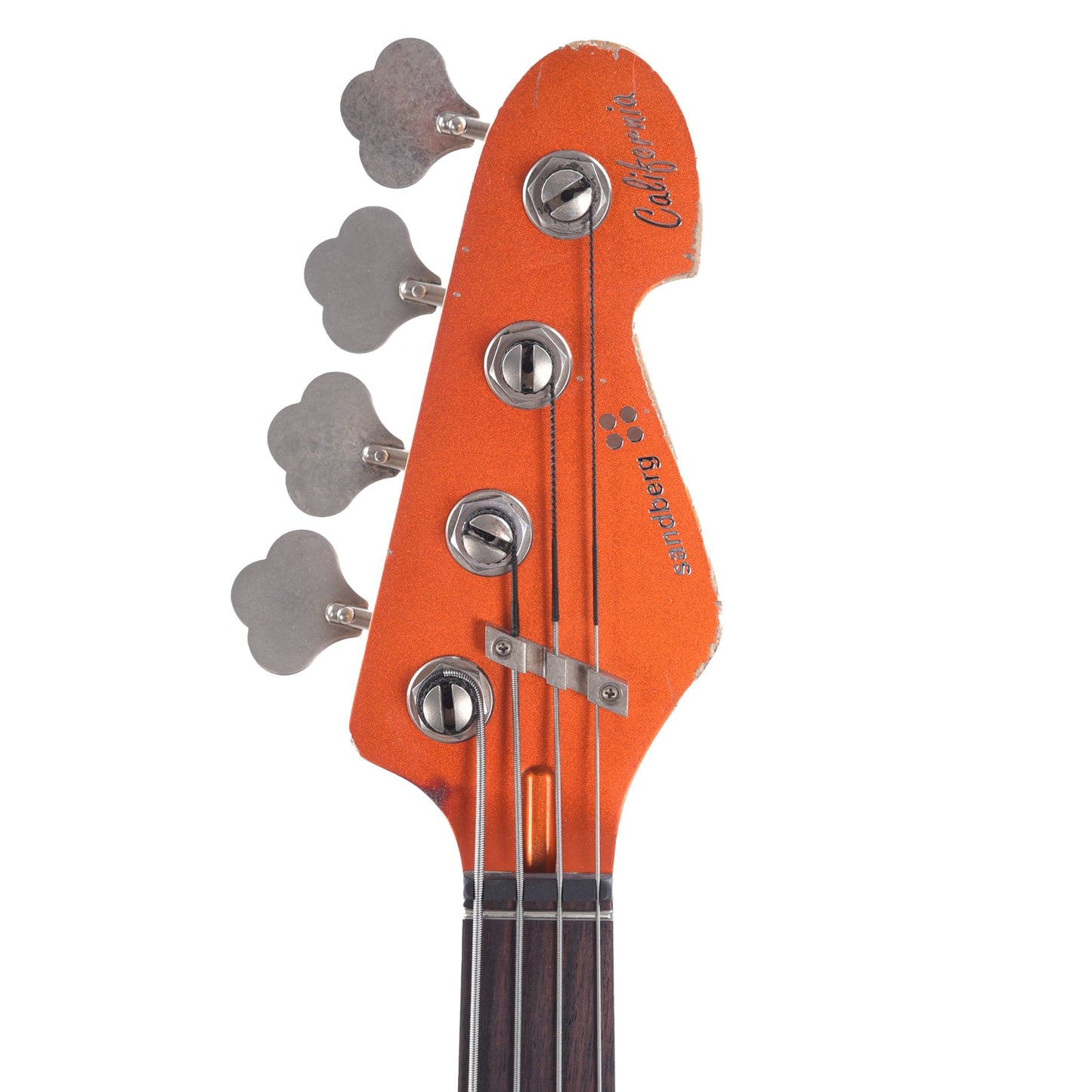 Sandberg Forty Eight Hardcore Aged Orange Metallic w/Matching Headstock Bass Guitars / 4-String