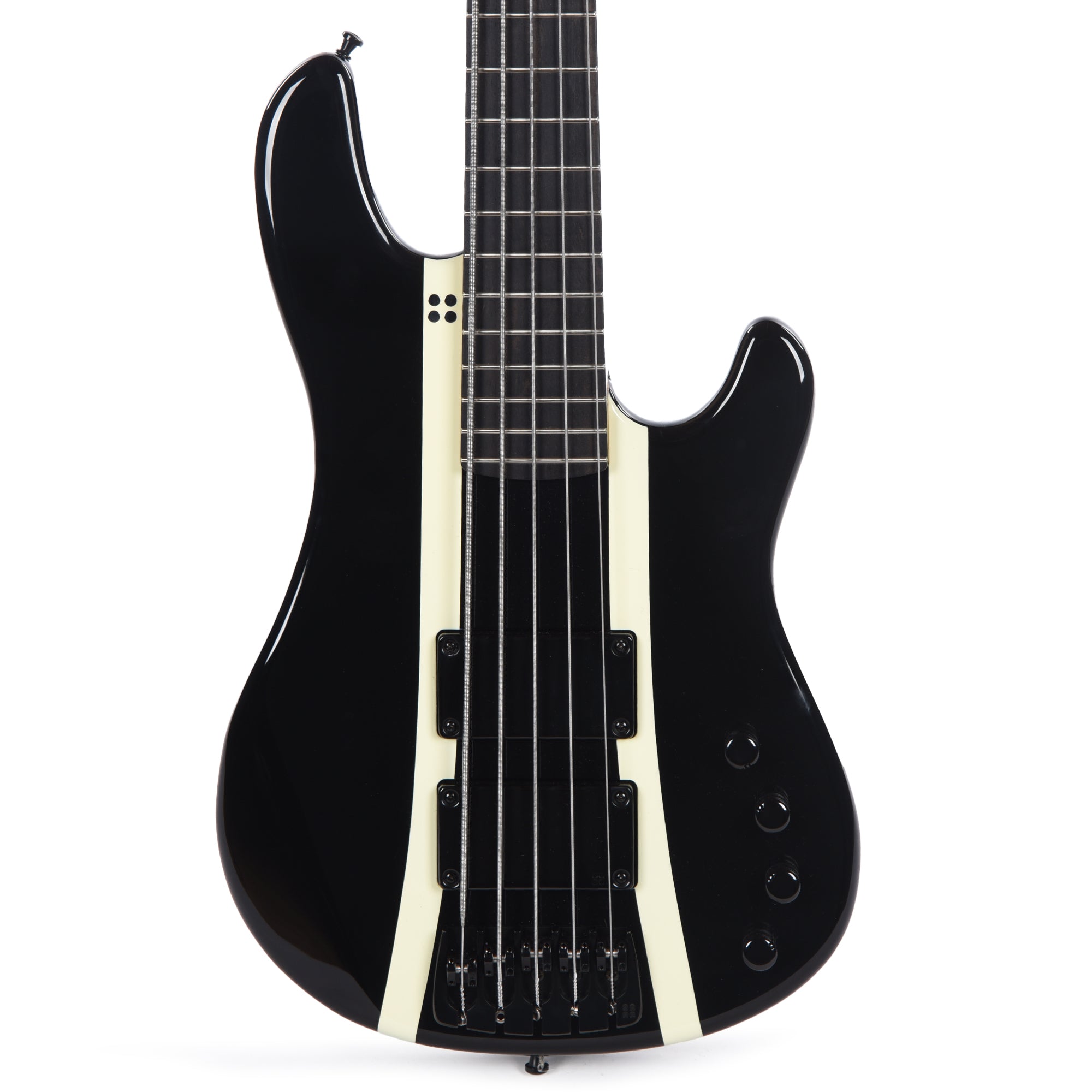 Sandberg California VM5 5-String Highgloss Black w/Creme Stripes Bass Guitars / 5-String or More