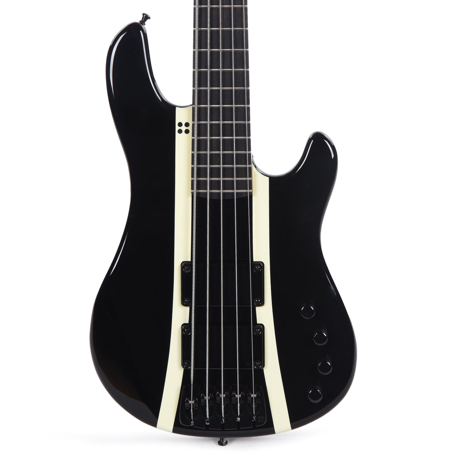 Sandberg California VM5 5-String Highgloss Black w/Creme Stripes Bass Guitars / 5-String or More