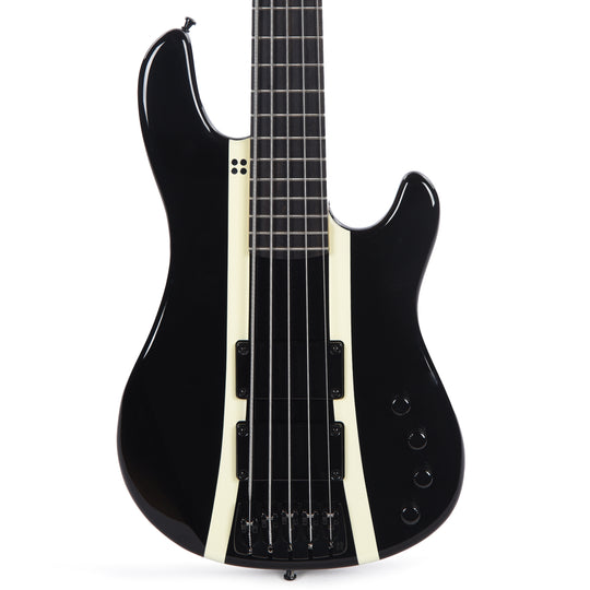 Sandberg California VM5 5-String Highgloss Black w/Creme Stripes Bass Guitars / 5-String or More