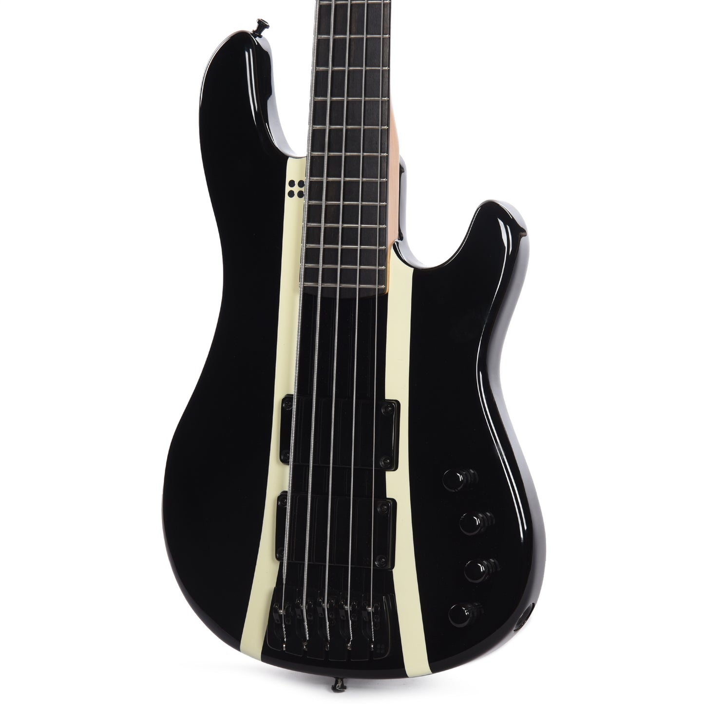 Sandberg California VM5 5-String Highgloss Black w/Creme Stripes Bass Guitars / 5-String or More