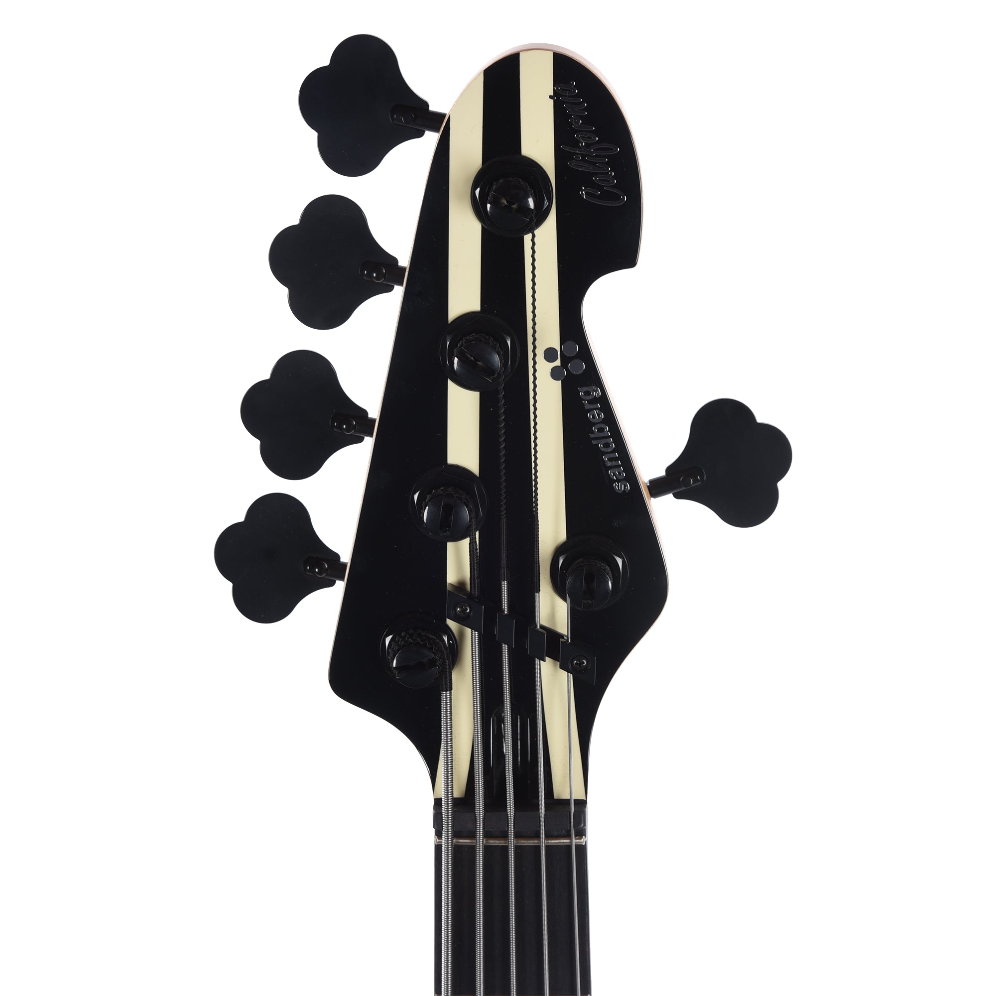 Sandberg California VM5 5-String Highgloss Black w/Creme Stripes Bass Guitars / 5-String or More