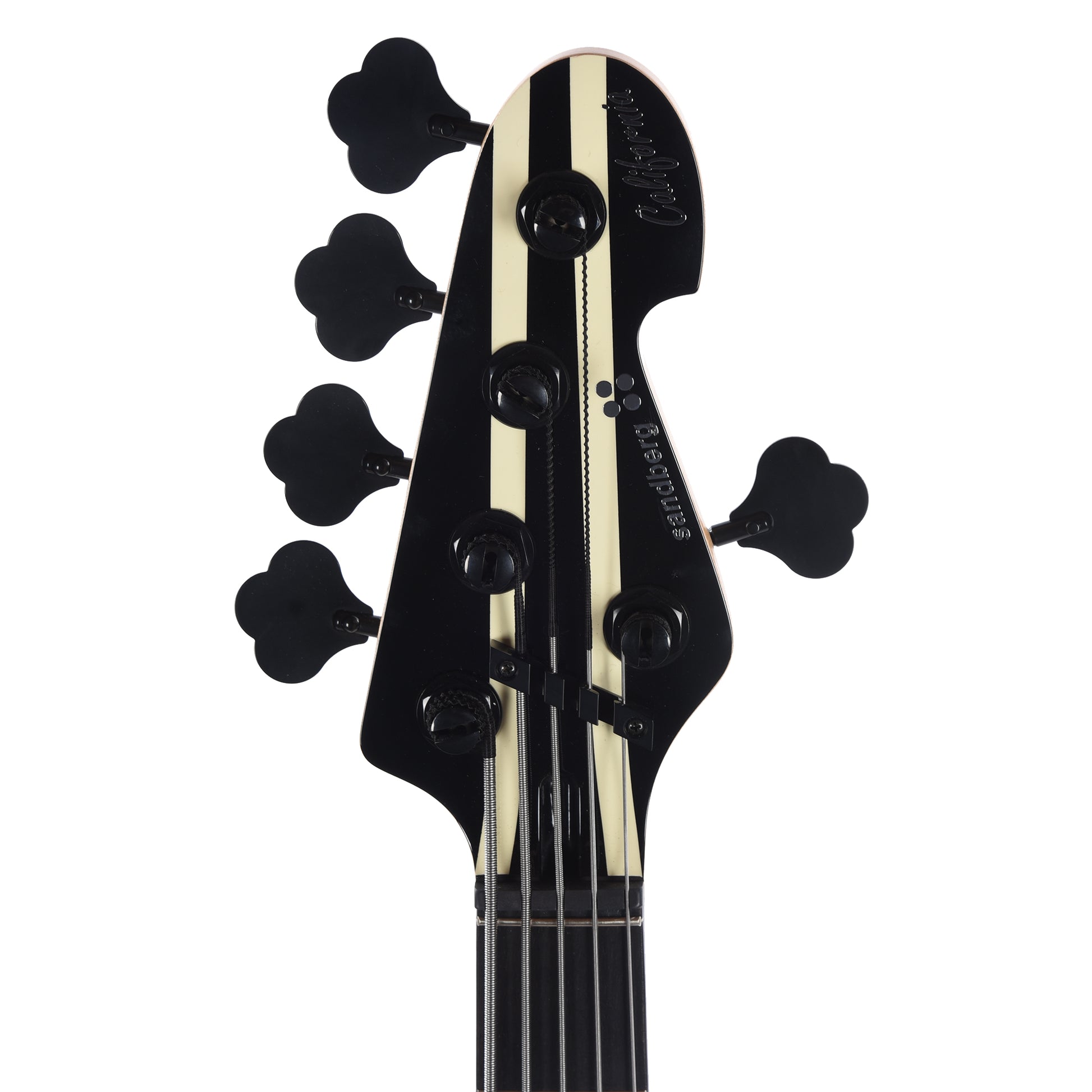 Sandberg California VM5 5-String Highgloss Black w/Creme Stripes Bass Guitars / 5-String or More
