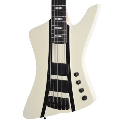 Sandberg Forty Eight 5-String Virgin White High Gloss w/Black Stripes Bass Guitars / 5-String or More