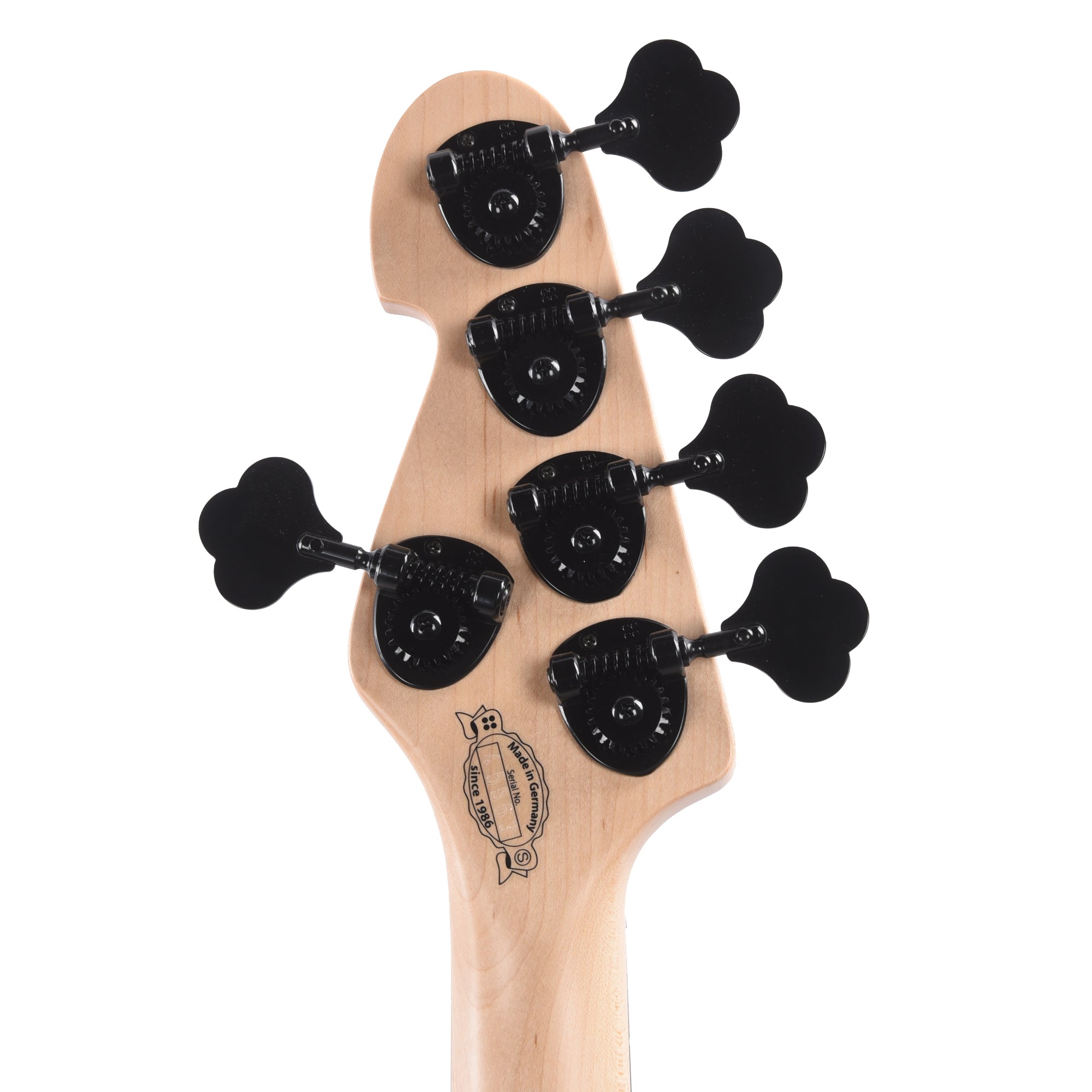 Sandberg Forty Eight 5-String Virgin White High Gloss w/Black Stripes Bass Guitars / 5-String or More