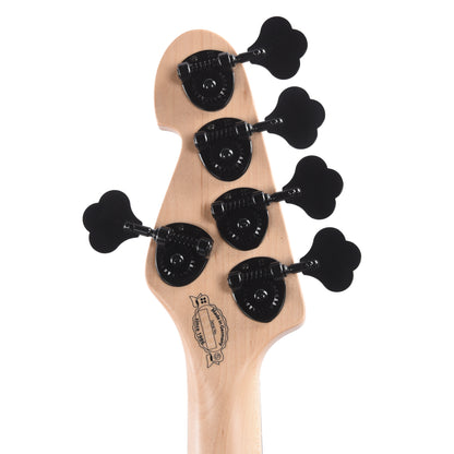 Sandberg Forty Eight 5-String Virgin White High Gloss w/Black Stripes Bass Guitars / 5-String or More