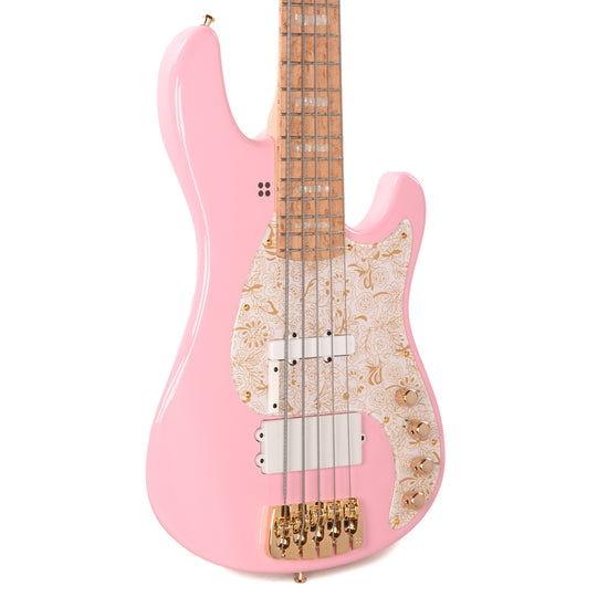 Sandberg Limited Ida Nielsen Signature 5-String Soft Aged Strawberry Milkshake Bass Guitars / 5-String or More