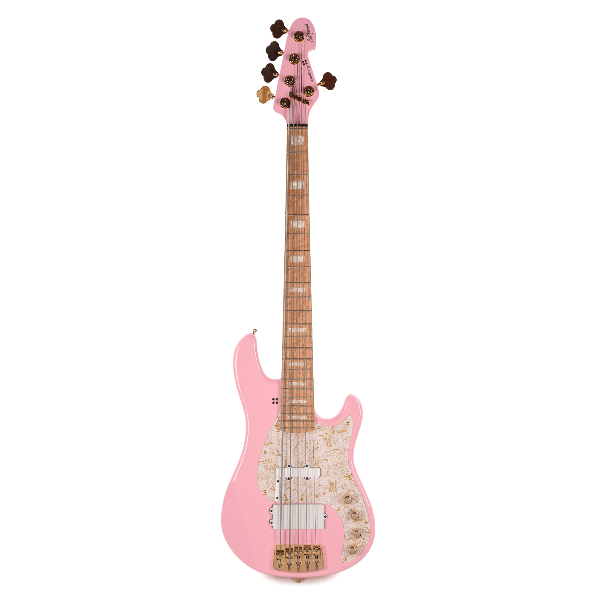 Sandberg Limited Ida Nielsen Signature 5-String Soft Aged Strawberry Milkshake Bass Guitars / 5-String or More