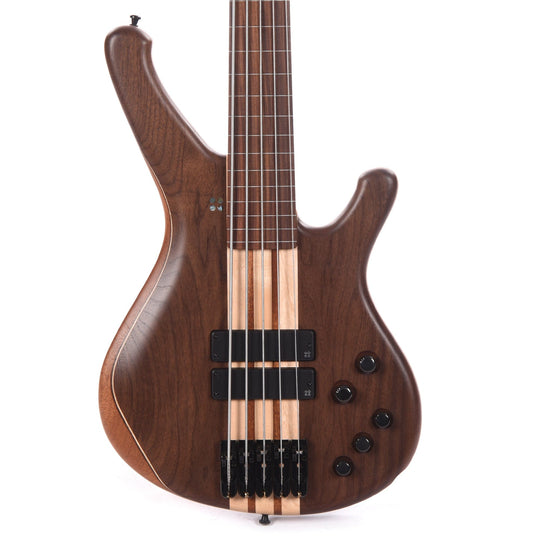 Sandberg Classic Booster Fretless 5-String Walnut Natural w/Matching Headstock Bass Guitars / Fretless