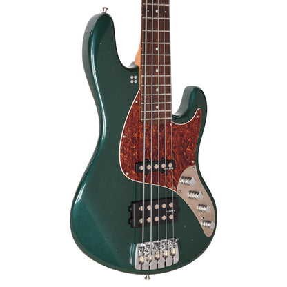 Sandberg California TM 5-String Soft Aged British Racing Green Bass Guitars