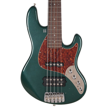 Sandberg California TM 5-String Soft Aged British Racing Green Bass Guitars