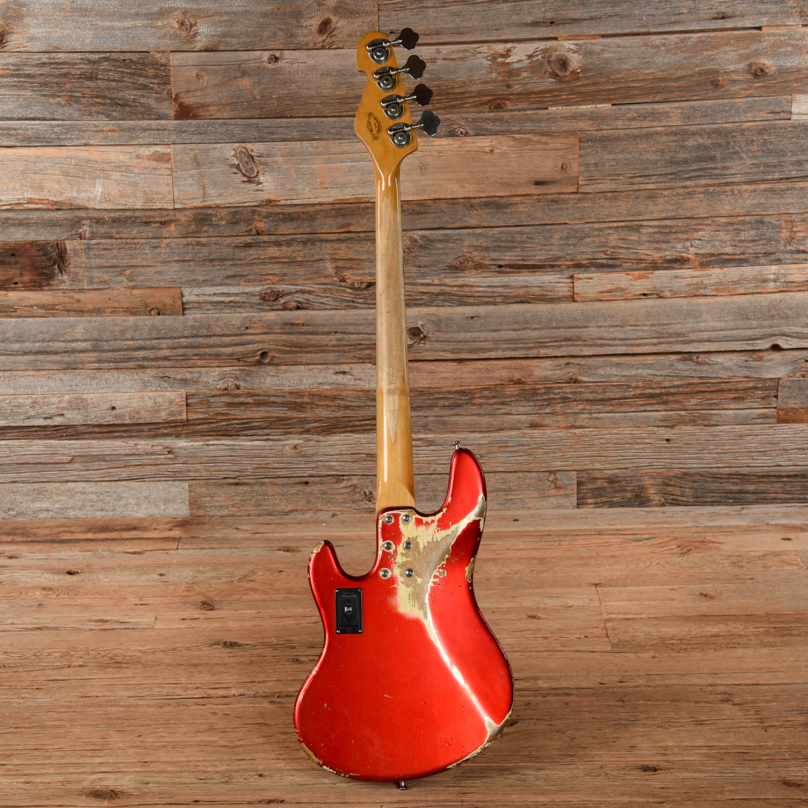 Sandberg TM4 Hardcore Aged Candy Apple Red 2020 Bass Guitars