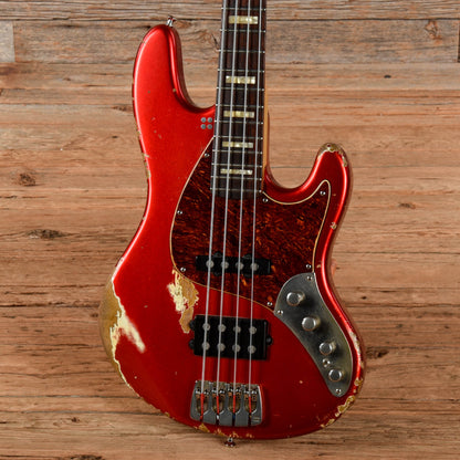 Sandberg TM4 Hardcore Aged Candy Apple Red 2020 Bass Guitars