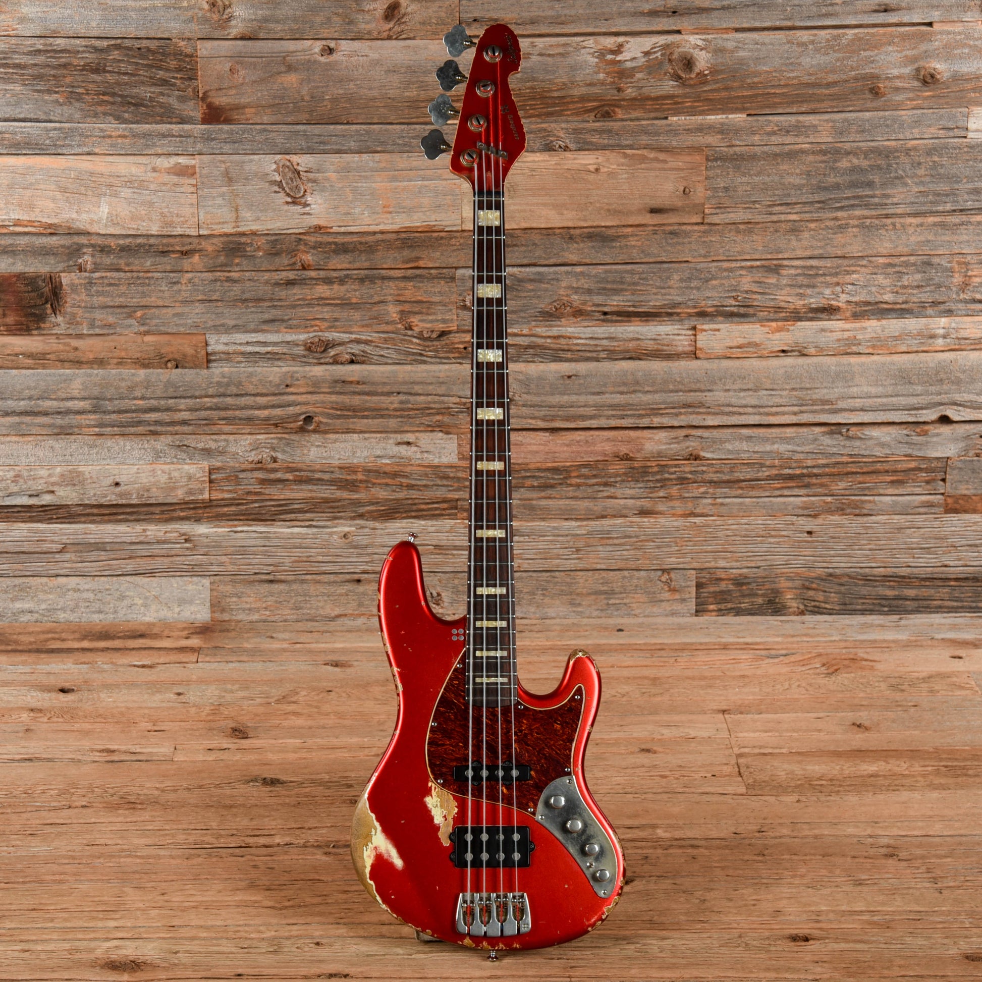 Sandberg TM4 Hardcore Aged Candy Apple Red 2020 Bass Guitars