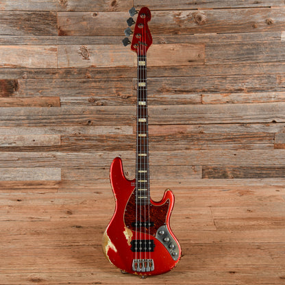 Sandberg TM4 Hardcore Aged Candy Apple Red 2020 Bass Guitars