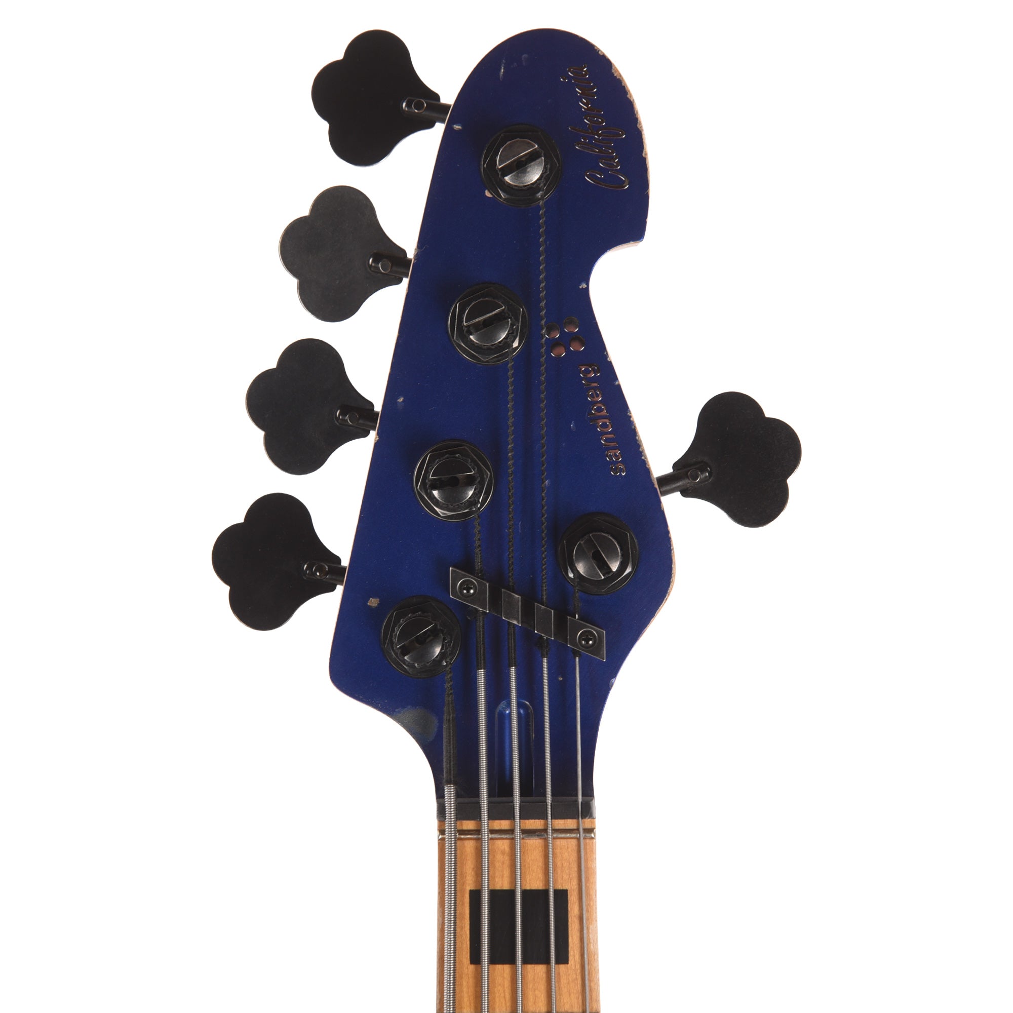 Sandberg California Central 5-String Extra Long Scale Hardcore Reserve San Remo Blue Electric Guitars / Solid Body