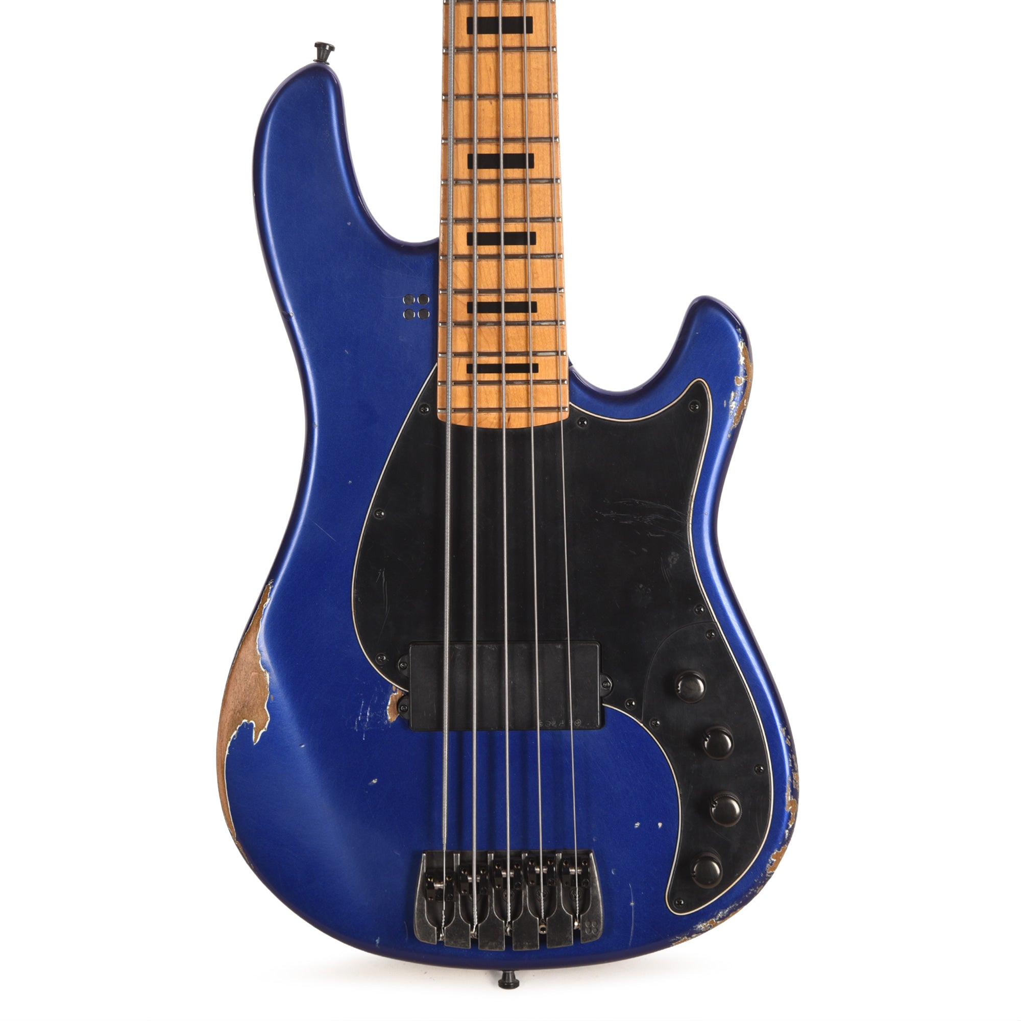 Sandberg California Central 5-String Extra Long Scale Hardcore Reserve San Remo Blue Electric Guitars / Solid Body