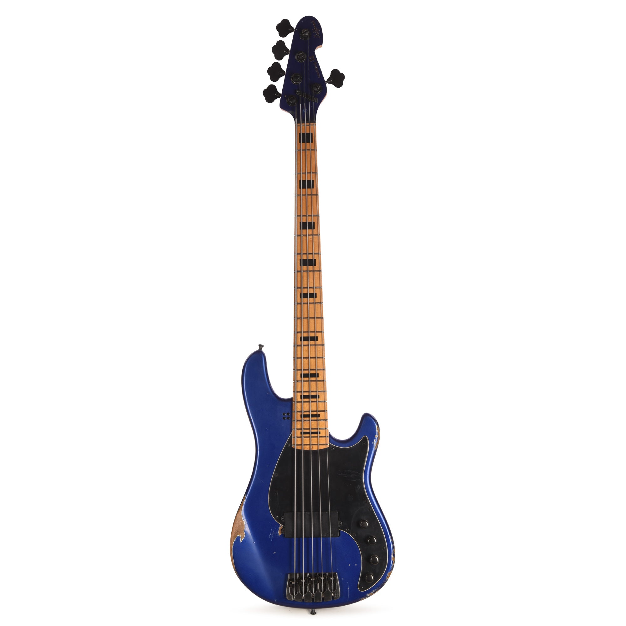 Sandberg California Central 5-String Extra Long Scale Hardcore Reserve San Remo Blue Electric Guitars / Solid Body