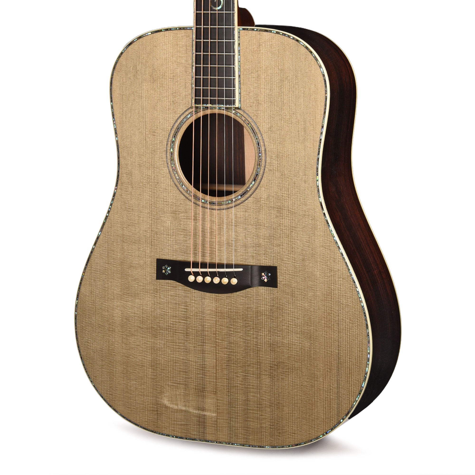 Santa Cruz D Blue Sitka Spruce/Indian Rosewood Natural Acoustic Guitars / Dreadnought