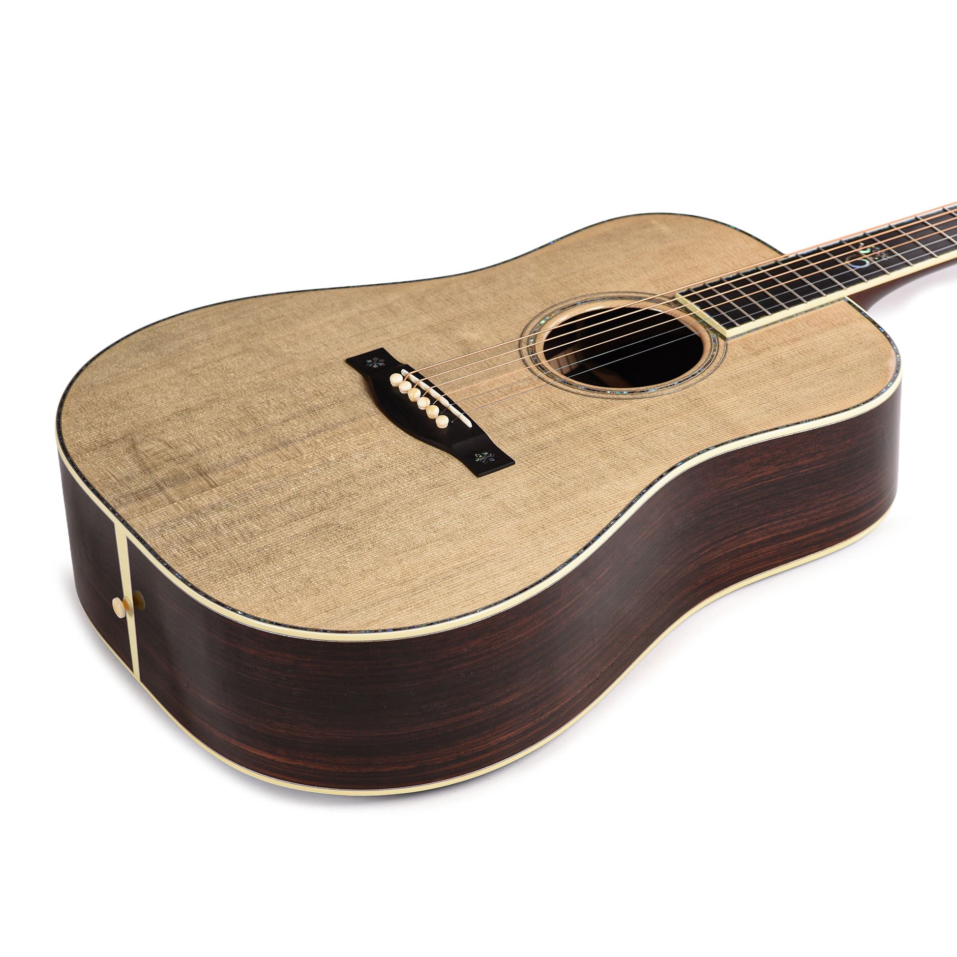 Santa Cruz D Blue Sitka Spruce/Indian Rosewood Natural Acoustic Guitars / Dreadnought