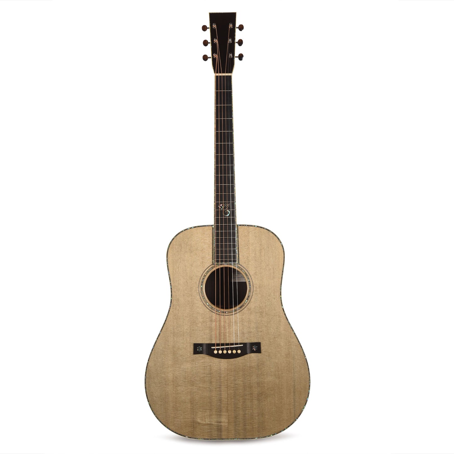 Santa Cruz D Blue Sitka Spruce/Indian Rosewood Natural Acoustic Guitars / Dreadnought
