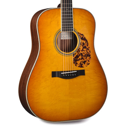 Santa Cruz D/PW Bearclaw German Spruce/Honduran Rosewood Georgia Peach Sunburst Acoustic Guitars / Dreadnought